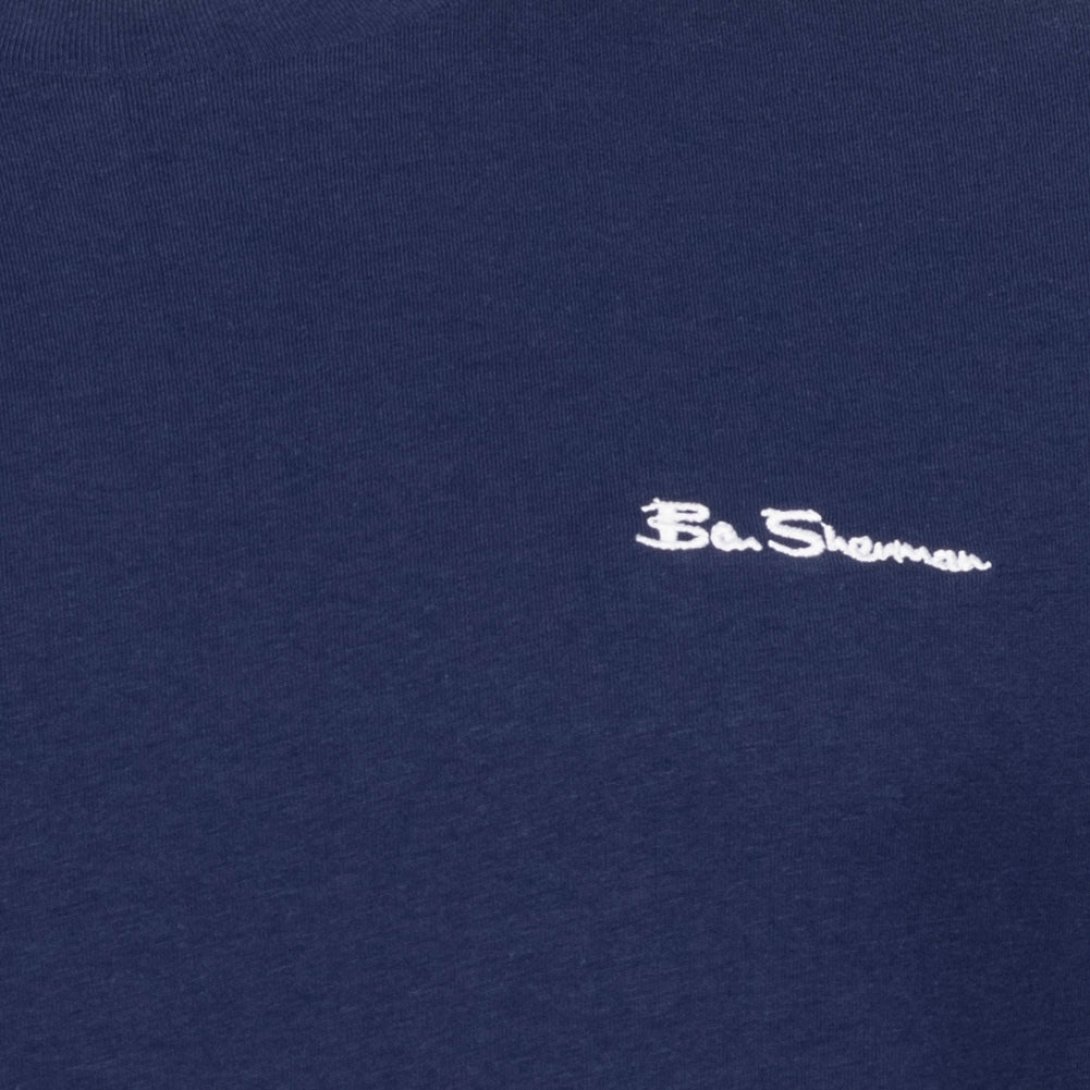 BEN SHERMAN Small Logo Herren T-Shirt 0076266-TWILIGHTDENIM