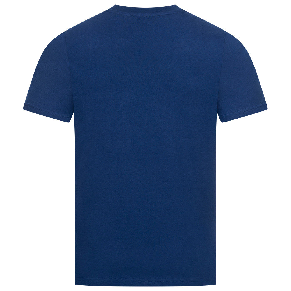 BEN SHERMAN Flocked Logo Herren T-Shirt 0076268-TWILIGHTDENIM