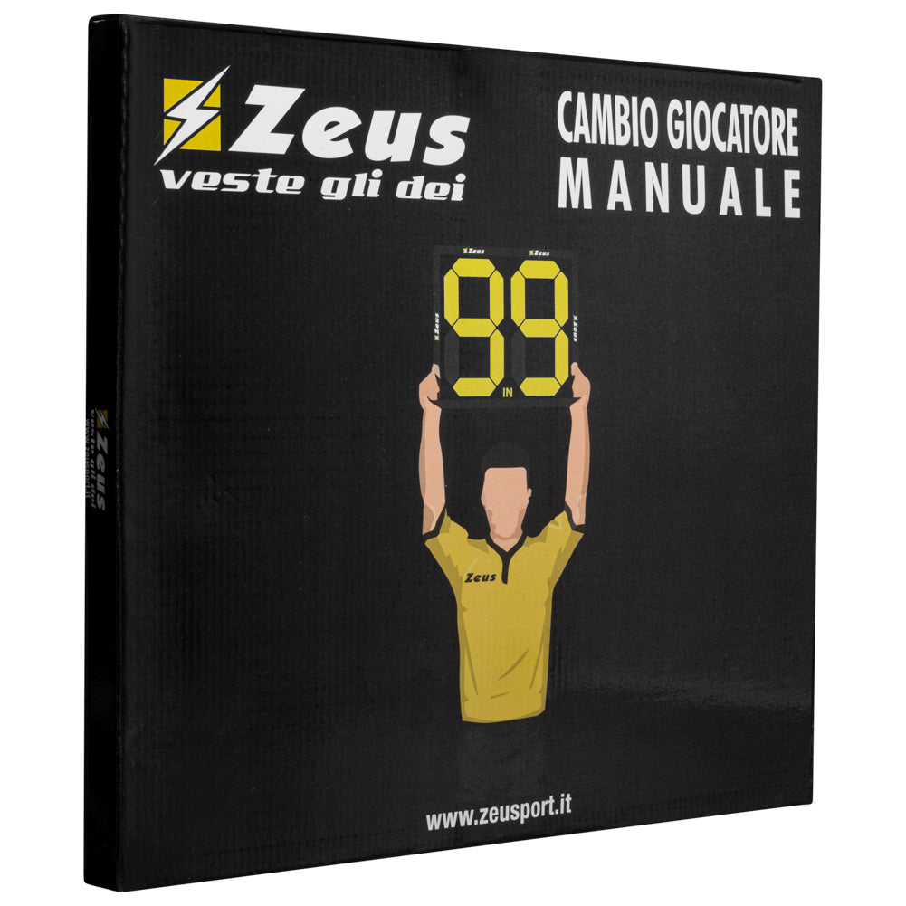 Zeus Manualna tablica zmian zawodników