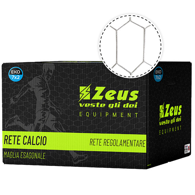 Zeus 7x2m 2 szt. siatka do piłki nożnej