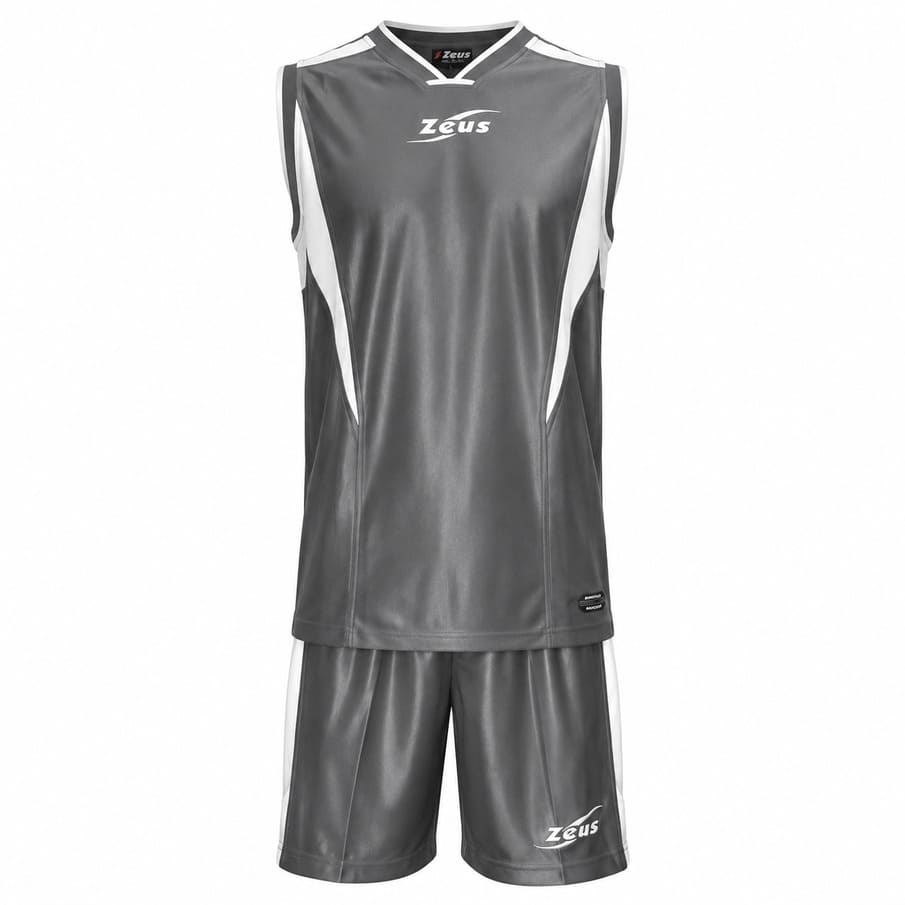 Zeus Kit Sante Basketball Trikot + Shorts nero/bianco