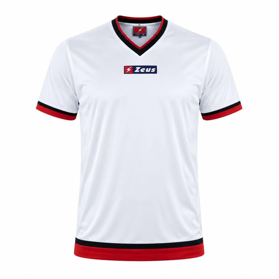 Zeus Sopramaglia Magic Basketball Shooter Trikot bianco/rosso