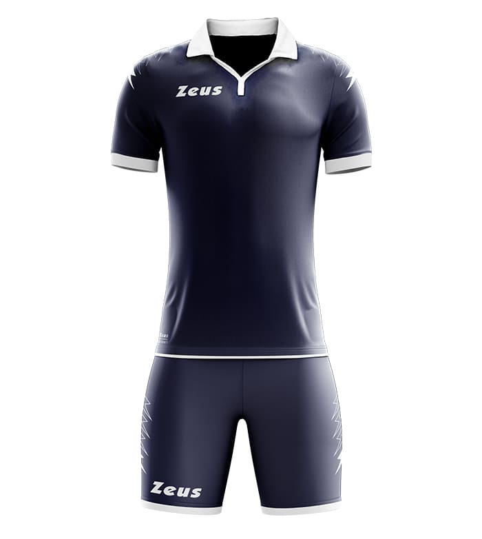 Zeus Kit Scorpion Trikot + Shorts Set blu/bianco