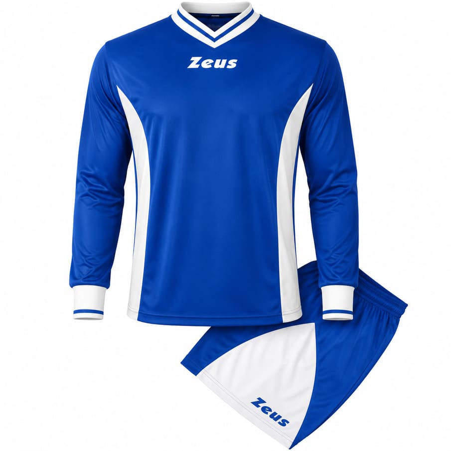 Zeus Kit Dedalo Trikot-Set 2-teilig royal/bianco
