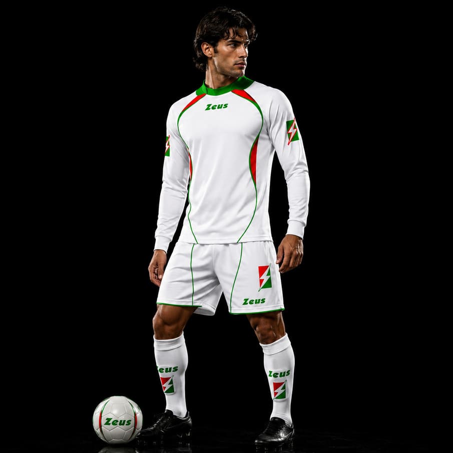 Zeus Kit Icaro Herren Trikot-Set 2-teilig verde/rosso