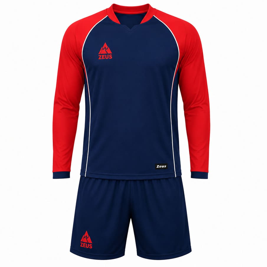 Zeus Kit Athos Herren Trikot-Set 2-tlg. blu/rosso