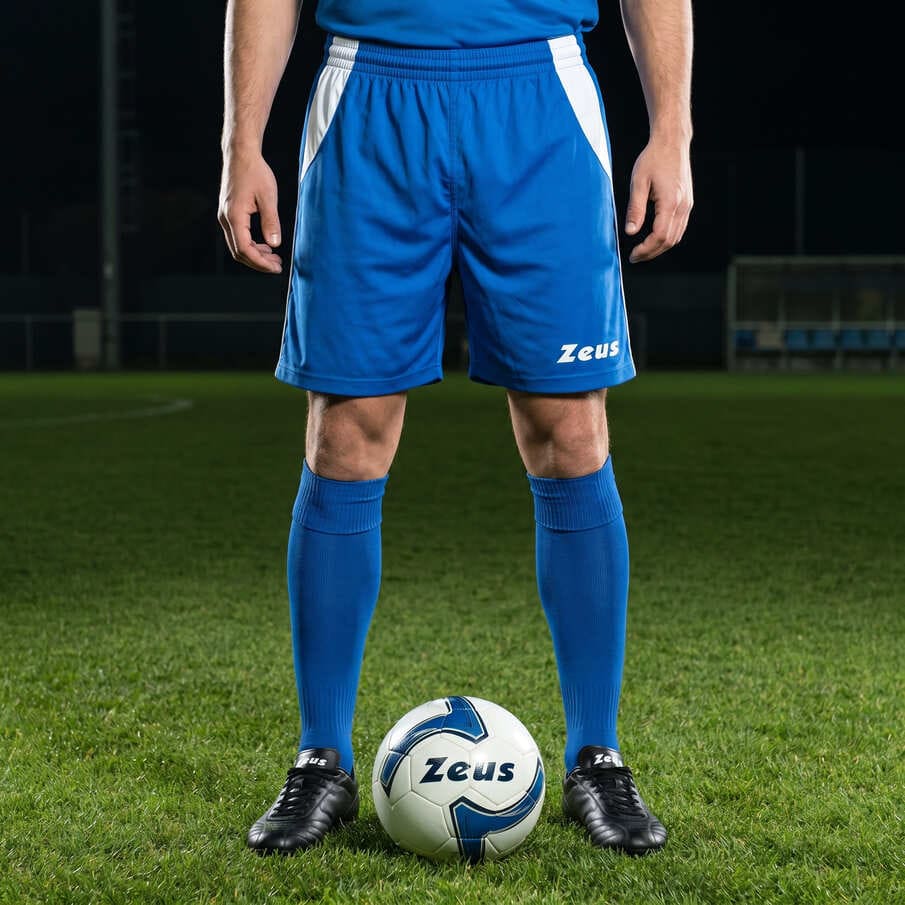 Zeus Pantaloncino Pippo Herren Training Shorts royal/bianco