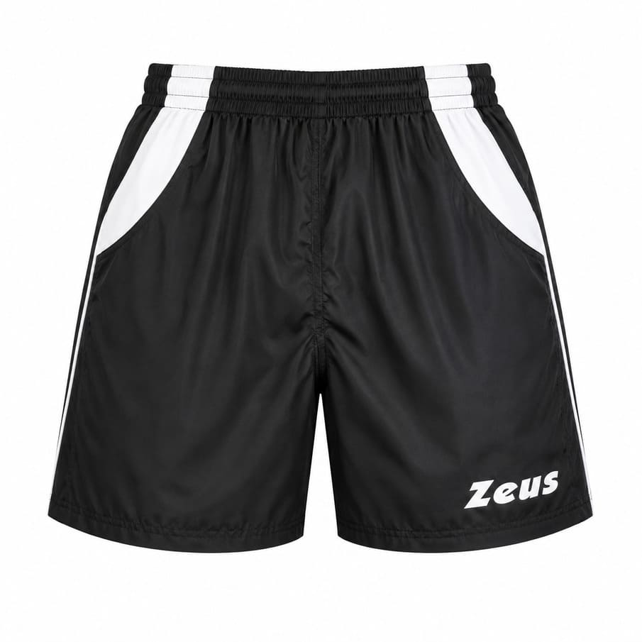 Zeus Pantaloncino Pippo Herren Training Shorts nero/bianco