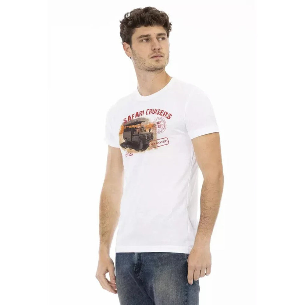 TRUSSARDI Action Herren Safari Cruisers T-Shirt Weiß 2AT02B001