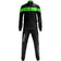 Zeus Tuta Apollo Mężczyźni Dres Czarny neonowy zielony – 3XS 122-128