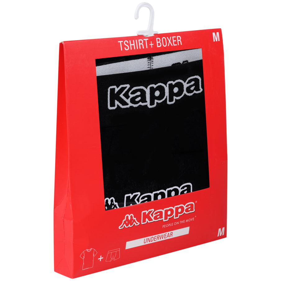 Kappa Herren Bundle: Boxershorts + T-Shirt 371D1PW