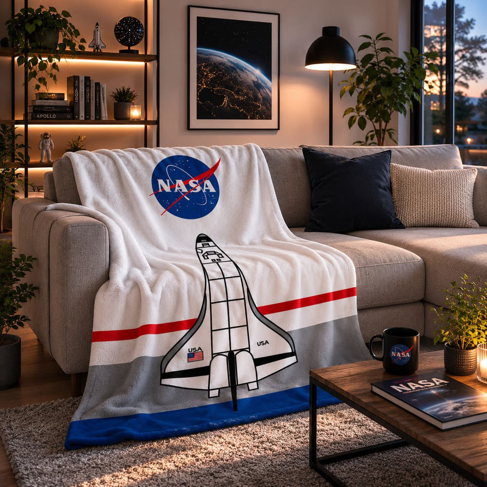 NASA Kuscheldecke 130 x 170 cm 4006891966902