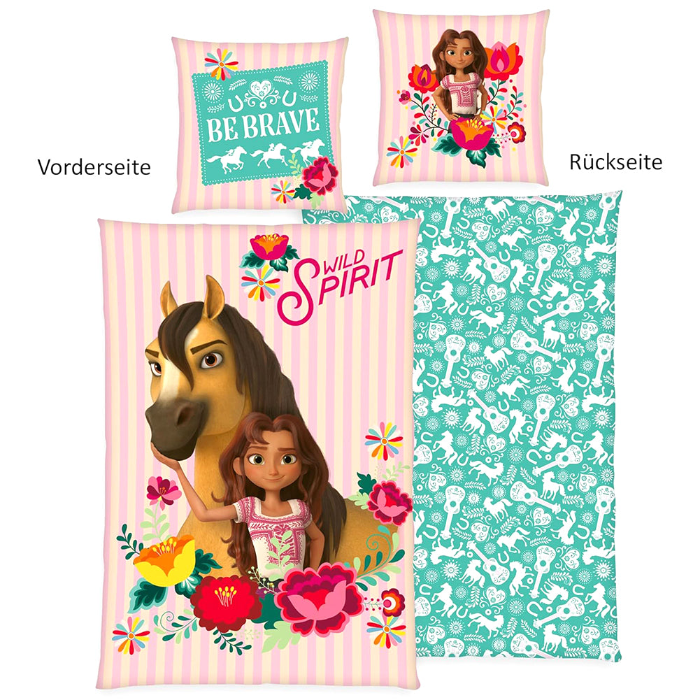 Spirit Bettwäsche Set 135 x 200 cm + 80 x 80 cm 4438424050521