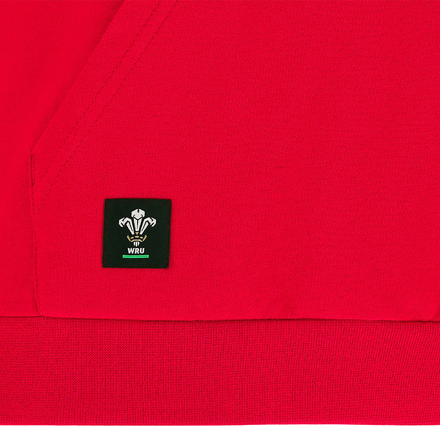 Wales WRU macron Rugby XV Kinder Kapuzen Sweatshirt 58140004