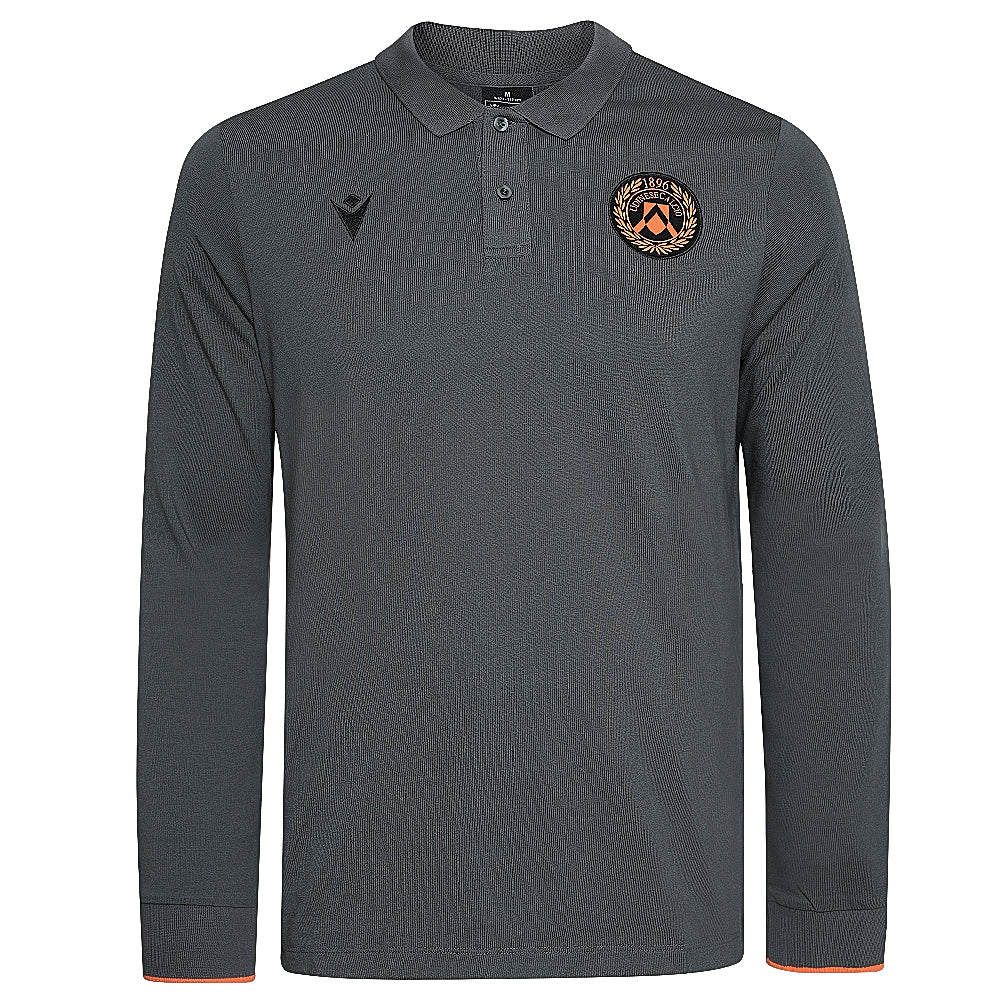 Udinese Calcio macron Herren Langarm Polo-Shirt 58577883