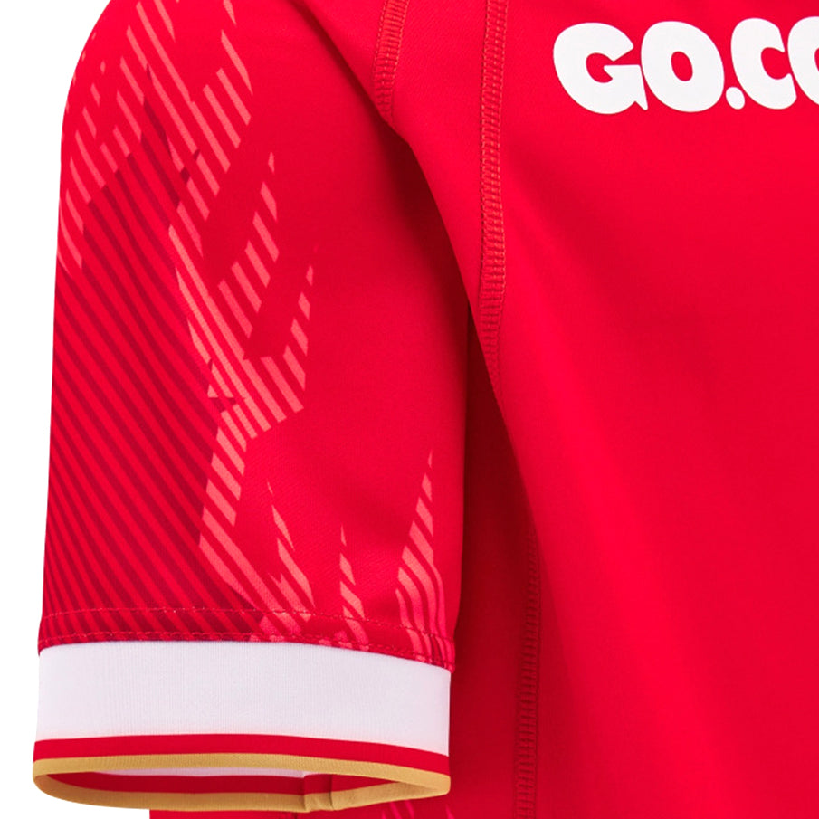 Wales WRU macron Rugby 6 Nations Damen Heim Trikot 60004637