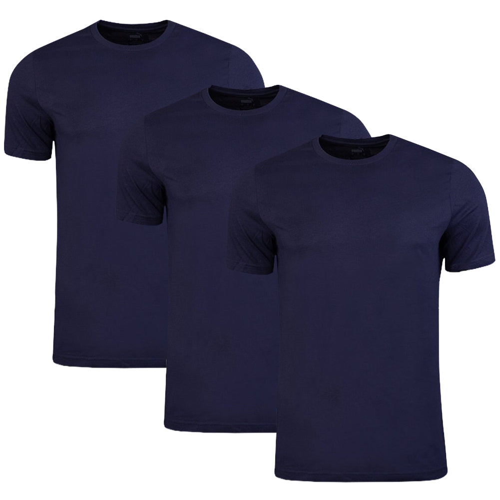 PUMA Kinder T-Shirt 3er-Pack blau 683577-02-3