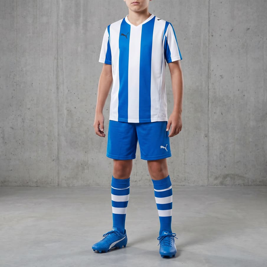 PUMA PowerCat 5.10 Striped Kinder Trikot 741322-01J