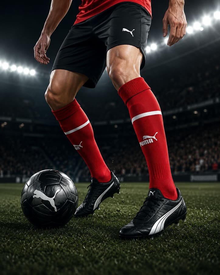 Österreich ÖFB PUMA Heim Stutzen 766035-01