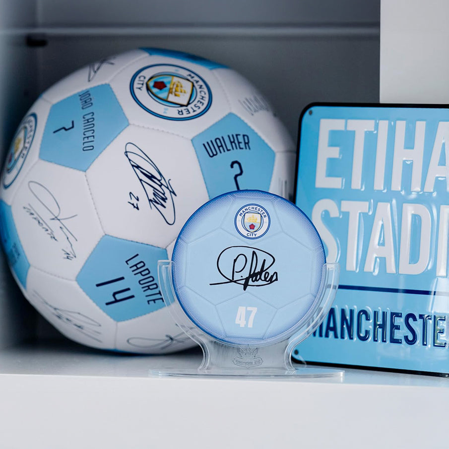 Manchester City Phil Foden #47 Fußball Sammlerstück 14 cm 850032256292