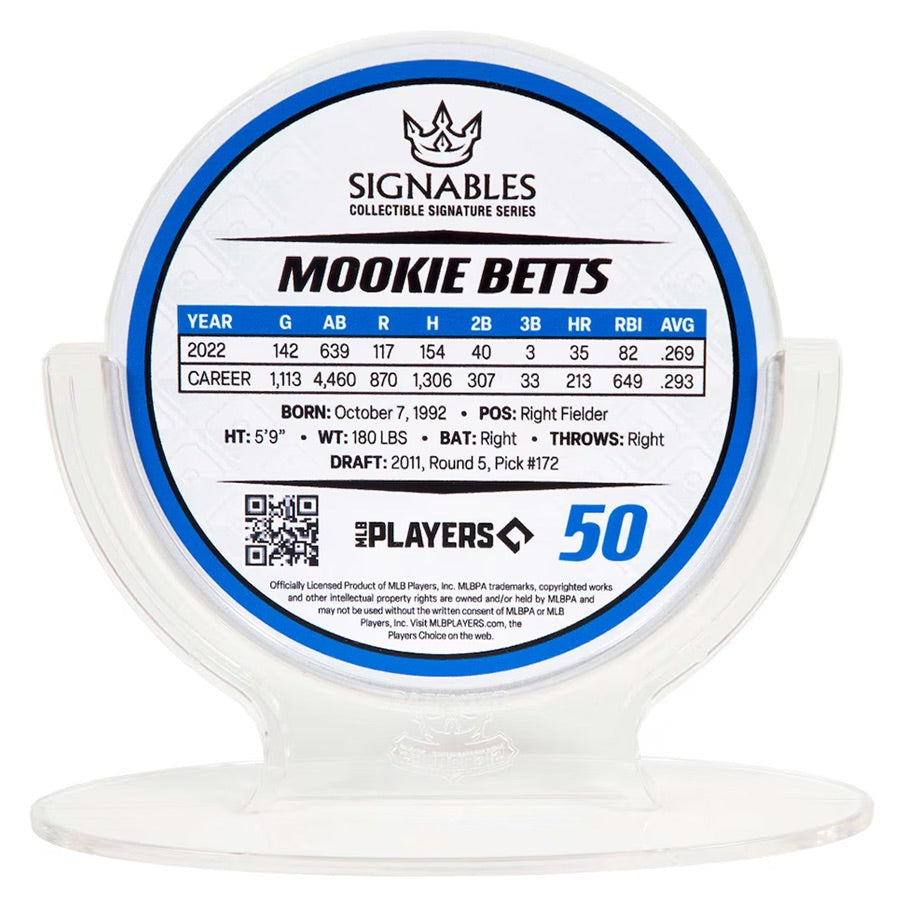 Los Angeles Dodgers Mookie Betts #50 MLB Sammlerstück 13 cm 850032256797