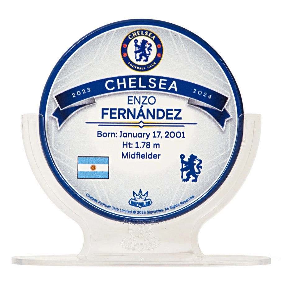 Chelsea FC Enzo Fernandez #8 Fußball Sammlerstück 14 cm 850056417068