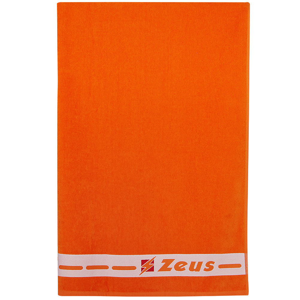Zeus Plażowy ręcznik z bawełny 155 x 100 cm pomarańczowy