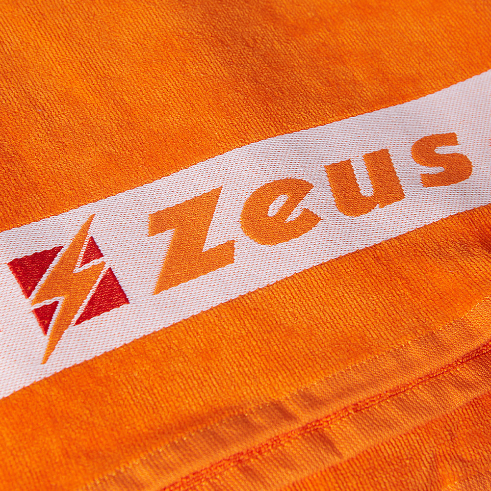Zeus Plażowy ręcznik z bawełny 155 x 100 cm pomarańczowy