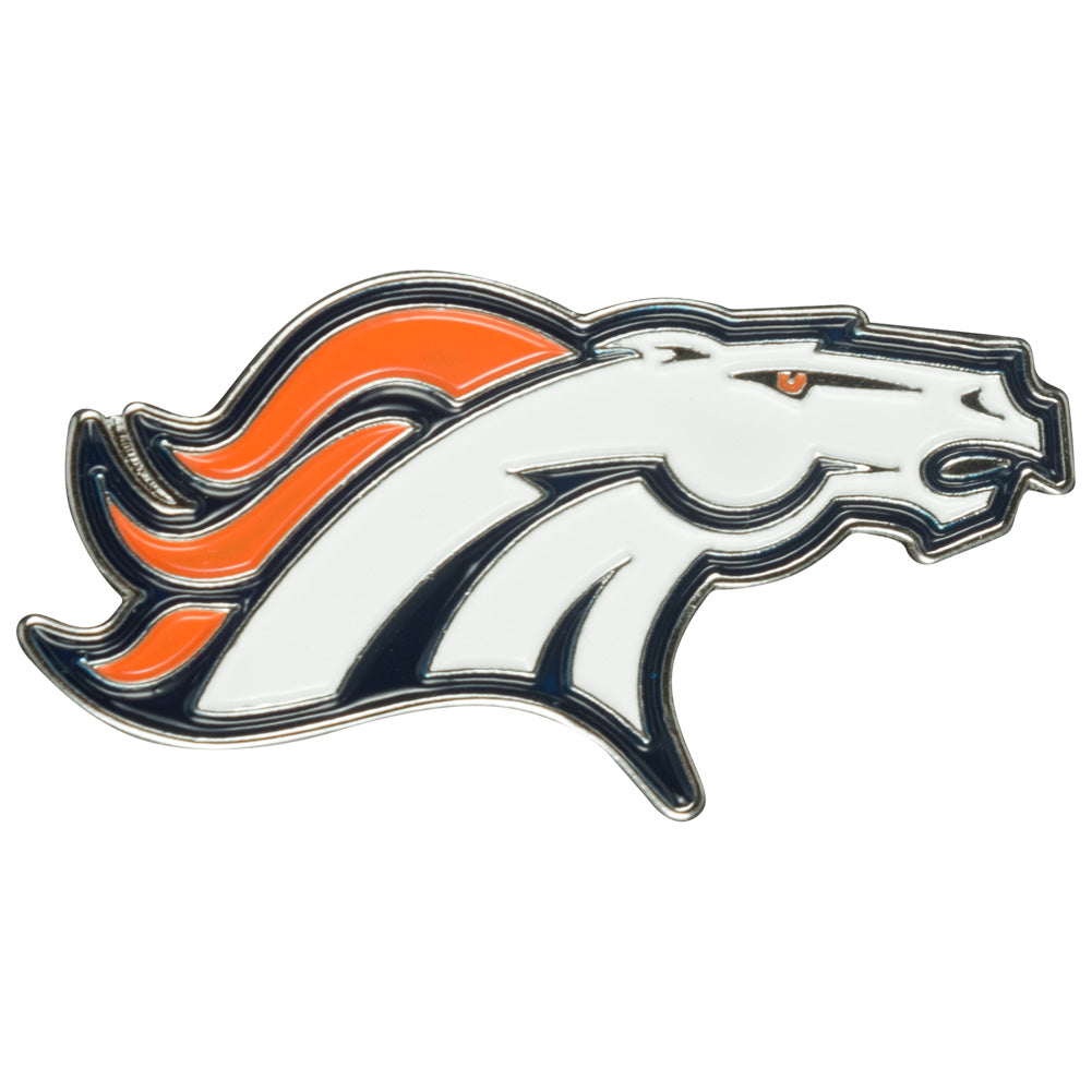 Denver Broncos NFL Metalowy herb przypinka BDNFLCRSDB