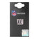 New York Giants NFL Metalowy herb przypinka BDNFLCRSNG – Einheitsgröße