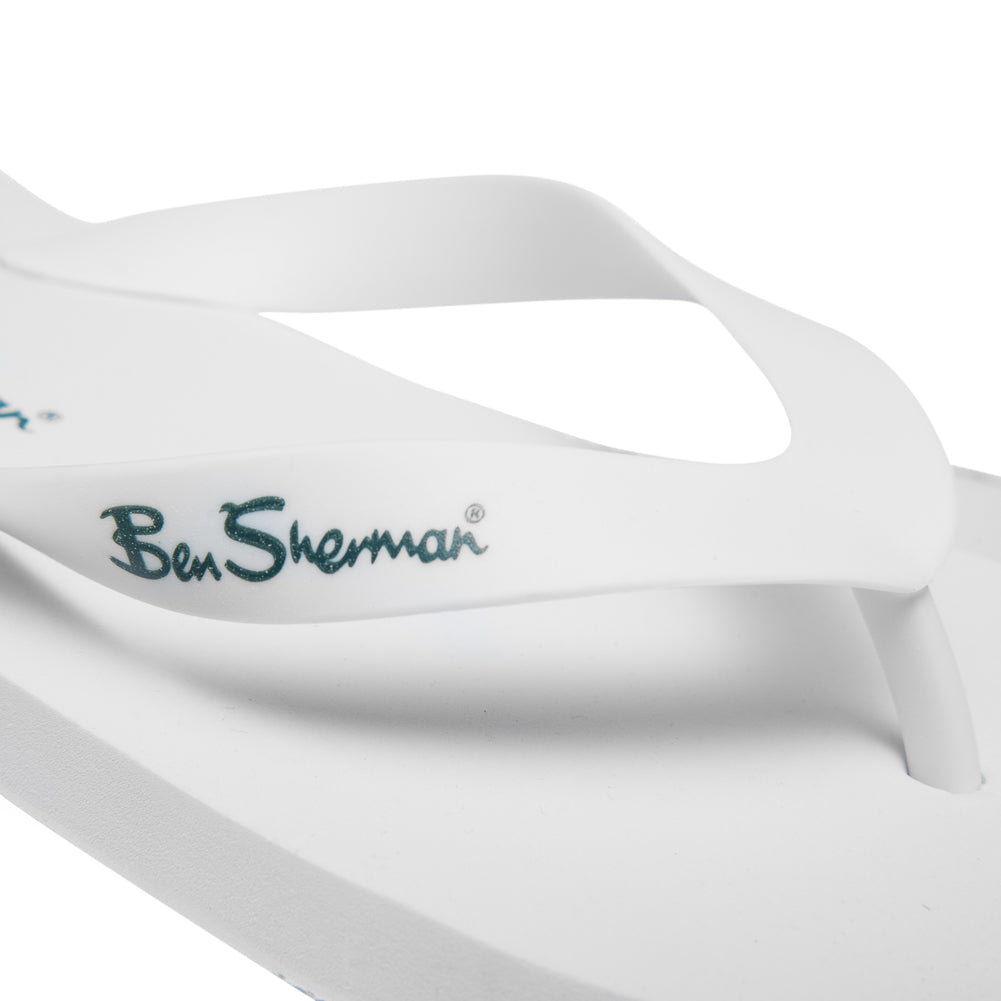 BEN SHERMAN Falmouth Mężczyźni Japonki BEN3164-WHITE