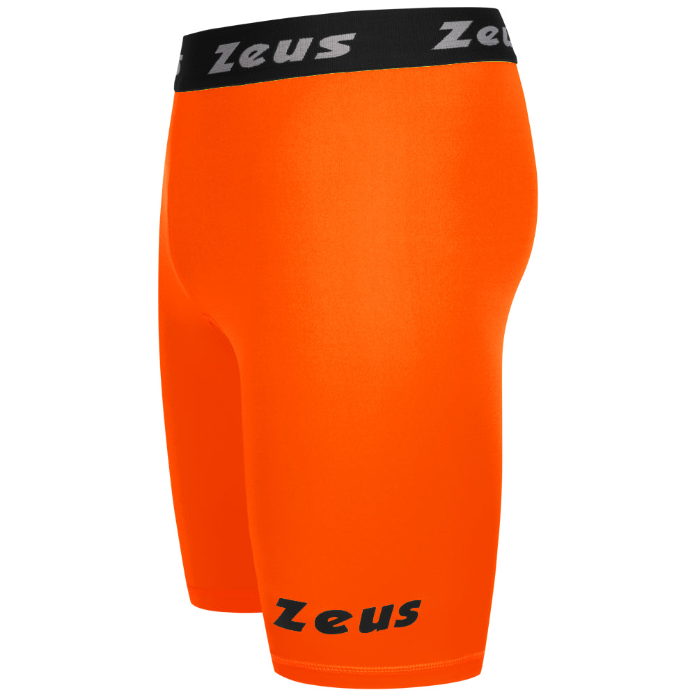 Zeus Bermuda Elastic Pro Mężczyźni Legginsy neonowy pomarańczowy