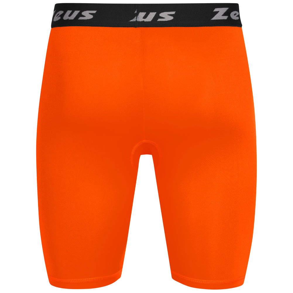 Zeus Bermuda Elastic Pro Mężczyźni Legginsy neonowy pomarańczowy