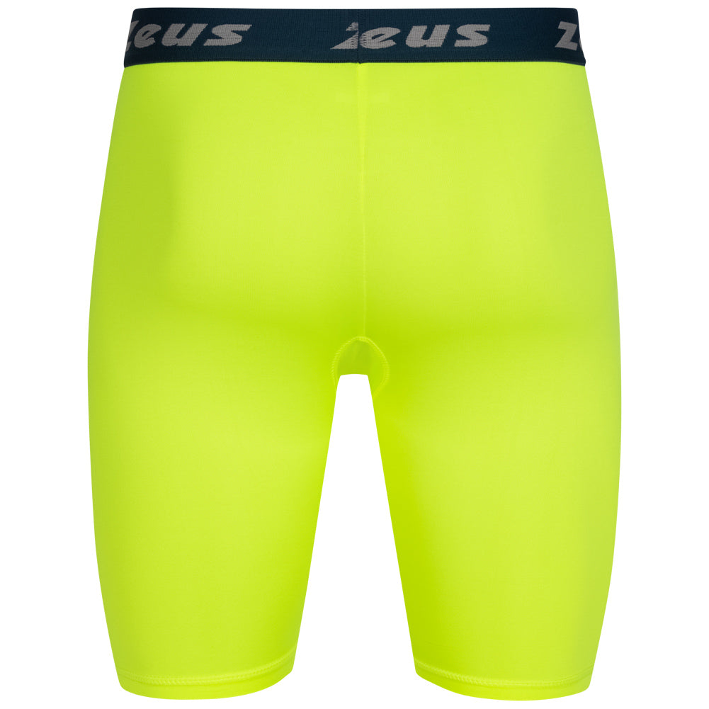Zeus Bermuda Elastic Pro Mężczyźni Legginsy neonowy żółty
