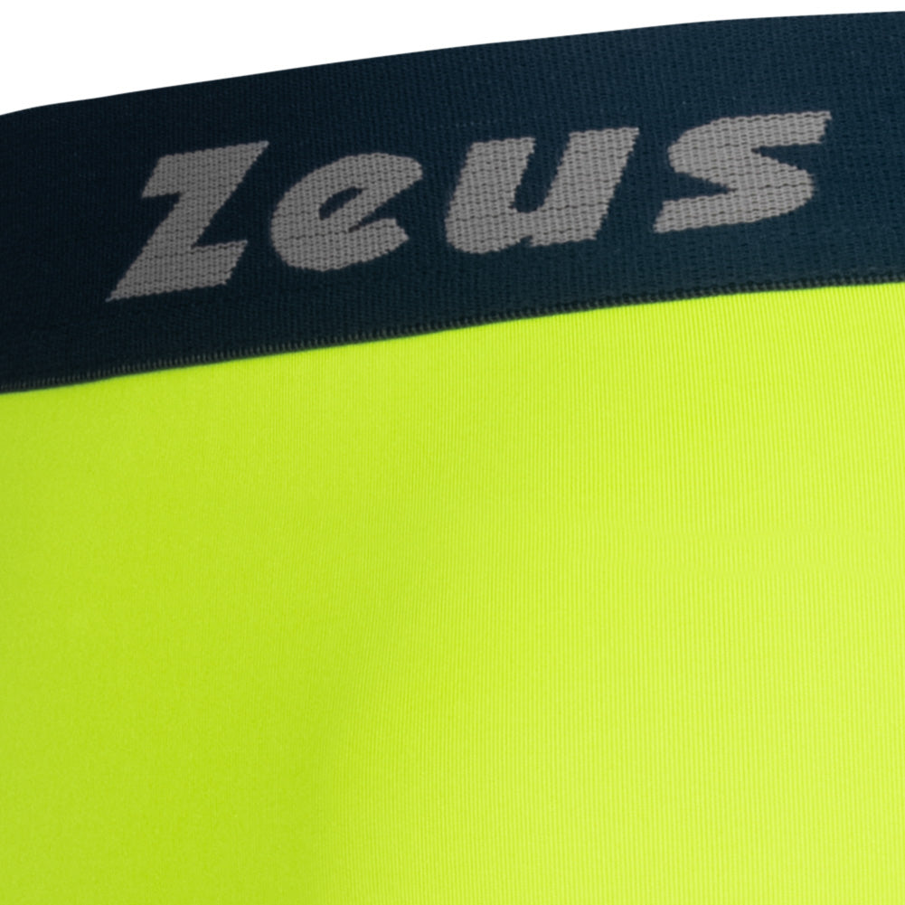 Zeus Bermuda Elastic Pro Mężczyźni Legginsy neonowy żółty