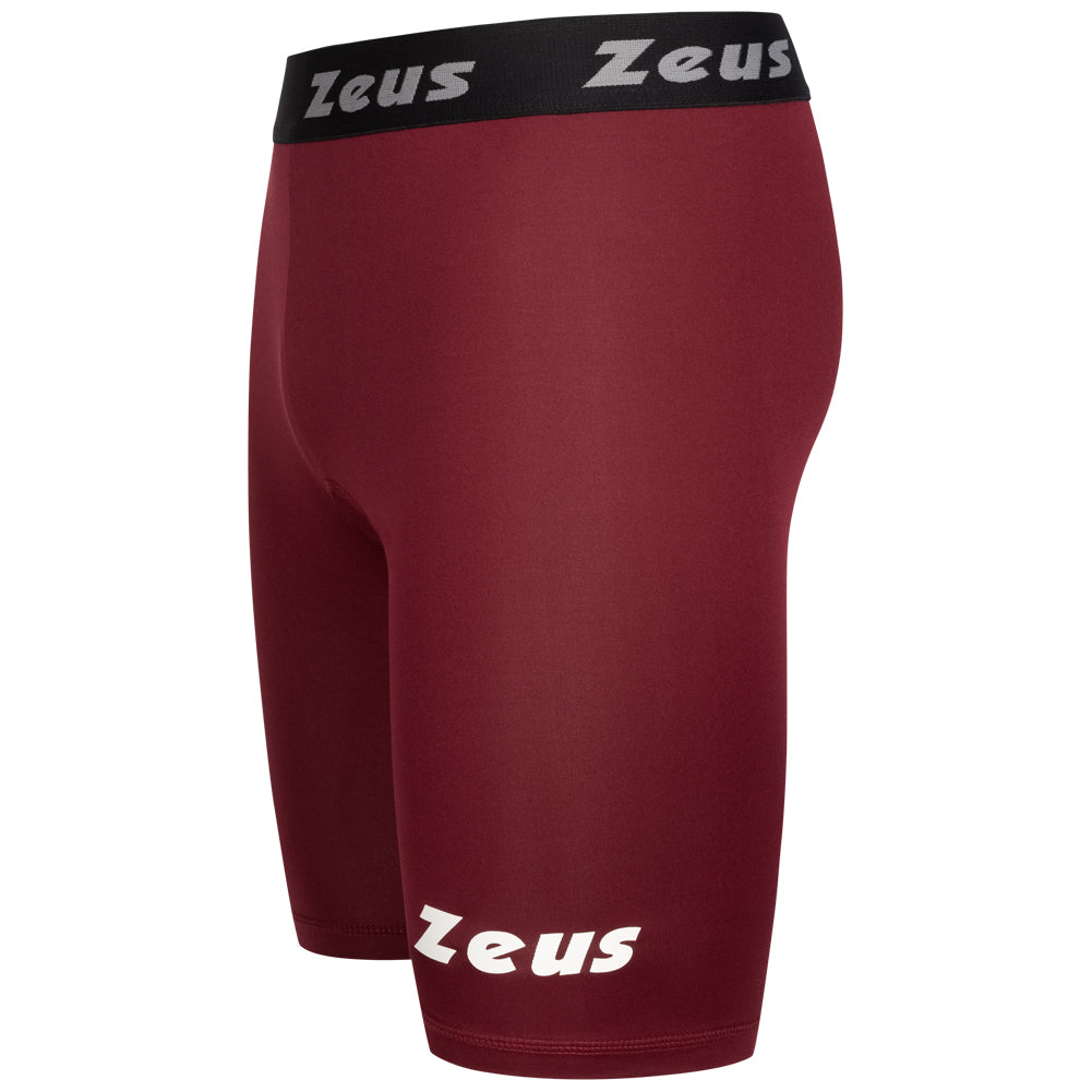 Zeus Bermuda Elastic Pro Mężczyźni Legginsy ciemnoczerwony