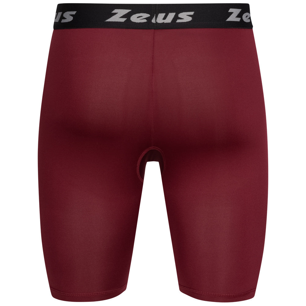 Zeus Bermuda Elastic Pro Mężczyźni Legginsy ciemnoczerwony