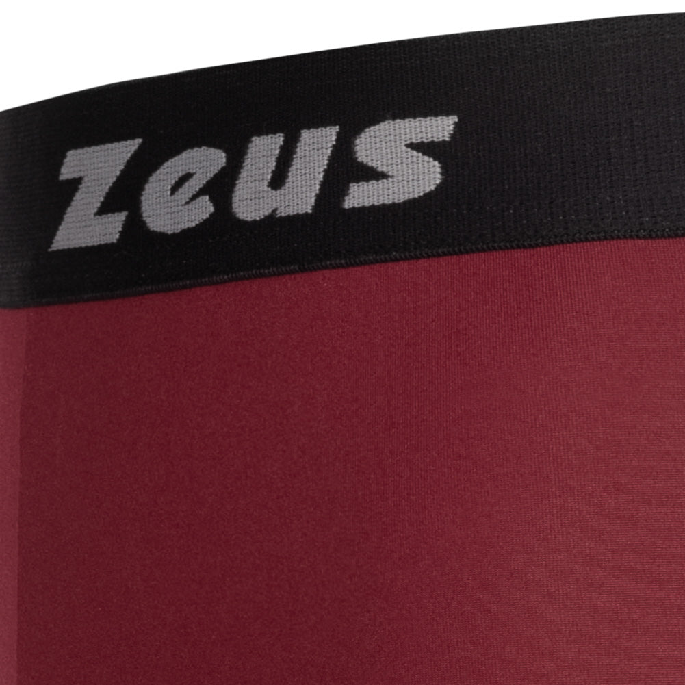 Zeus Bermuda Elastic Pro Mężczyźni Legginsy ciemnoczerwony