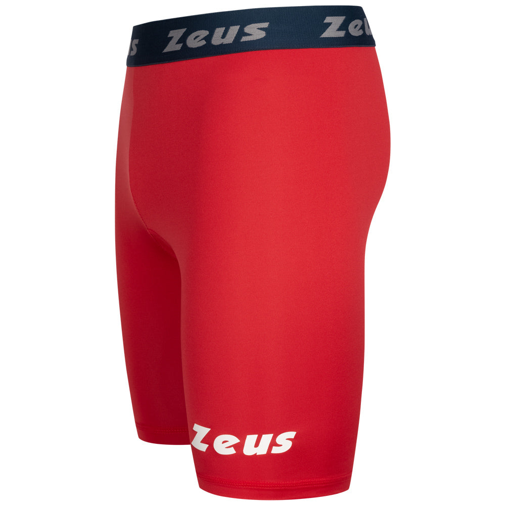 Zeus Bermuda Elastic Pro Mężczyźni Legginsy czerwony