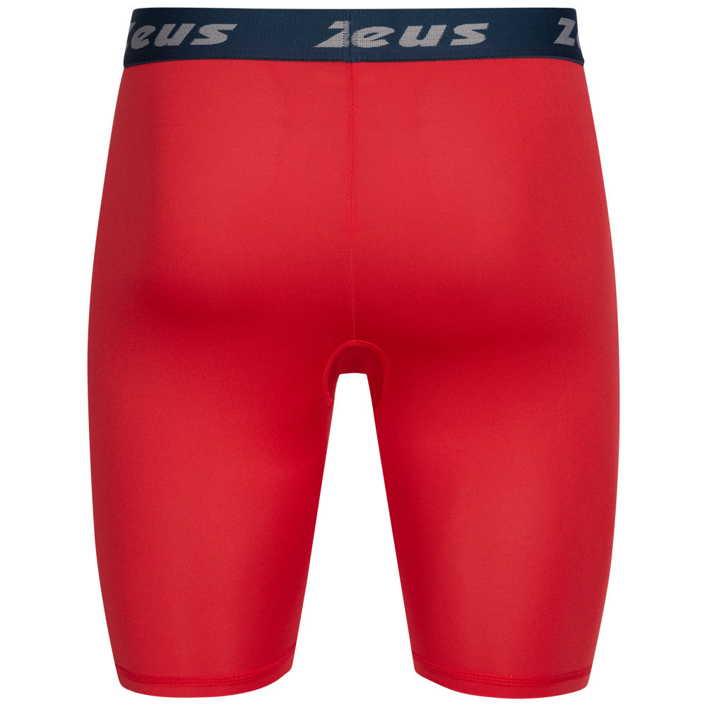 Zeus Bermuda Elastic Pro Mężczyźni Legginsy czerwony