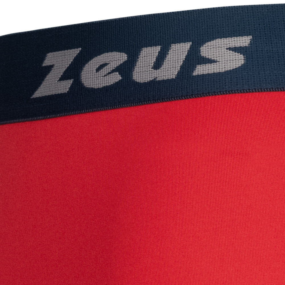Zeus Bermuda Elastic Pro Mężczyźni Legginsy czerwony