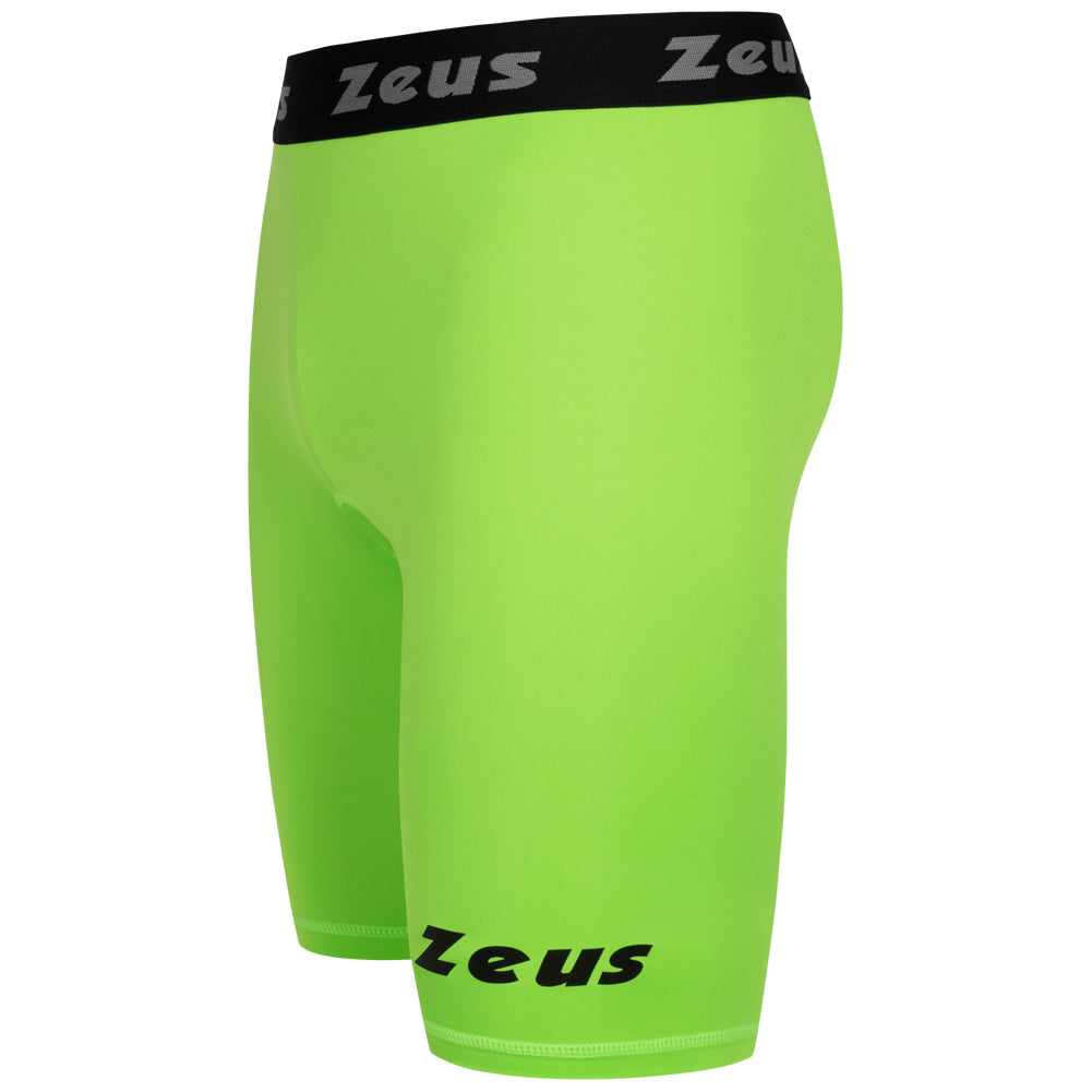 Zeus Bermuda Elastic Pro Mężczyźni Legginsy neonowa zieleń