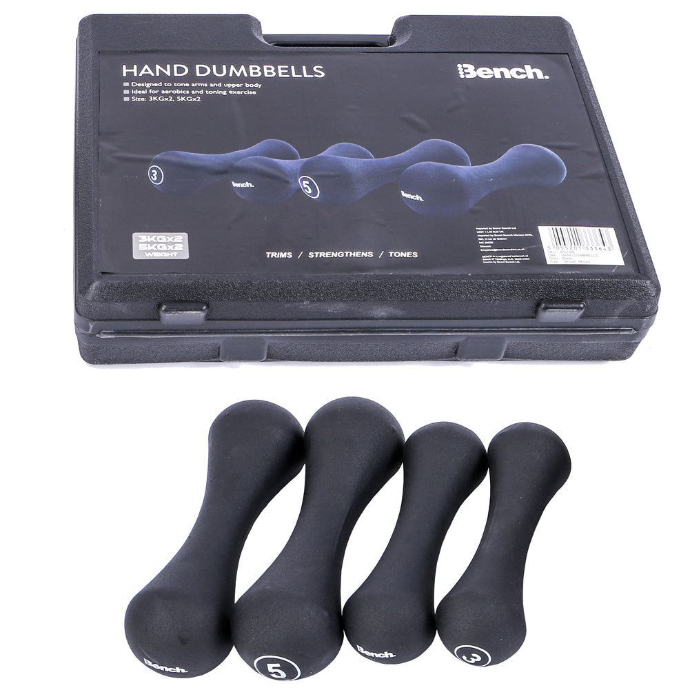Bench Zestaw hantli w walizce 2 x 3kg i 2 x 5kg BS2306