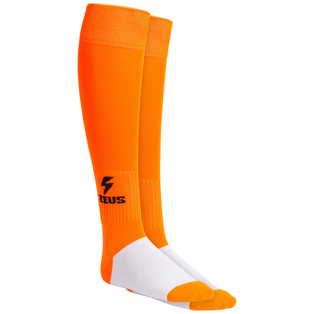 Zeus Calza Energy Getry piłkarskie Neon Orange