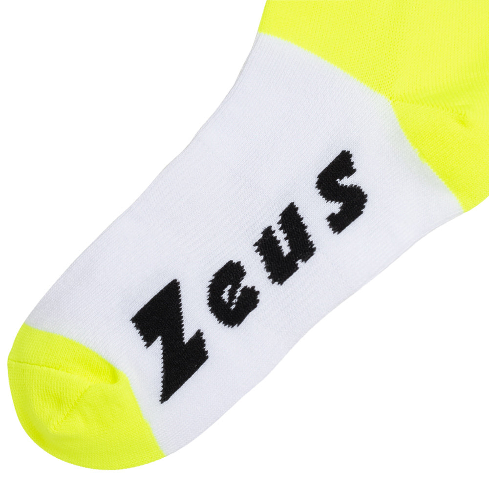 Zeus Calza Energy Getry piłkarskie neonowy żółty
