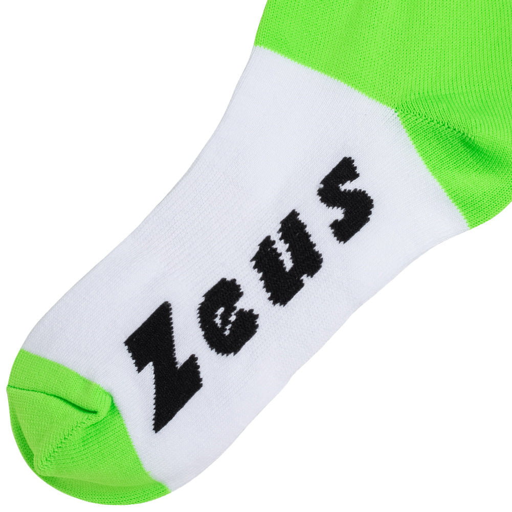 Zeus Calza Energy Getry piłkarskie neonowy zielony