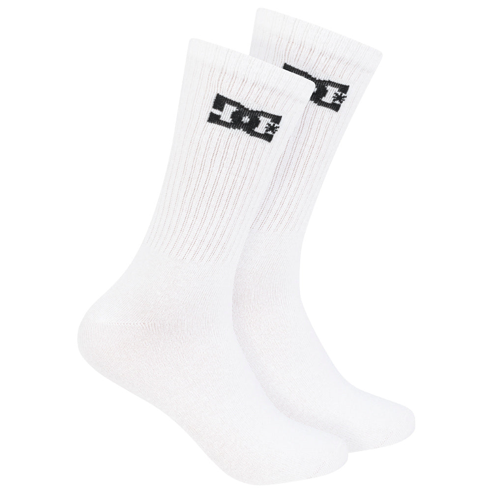 DC Shoes Sport Crew Unisex Socken 3 Paar weiß DC-01 CREW
