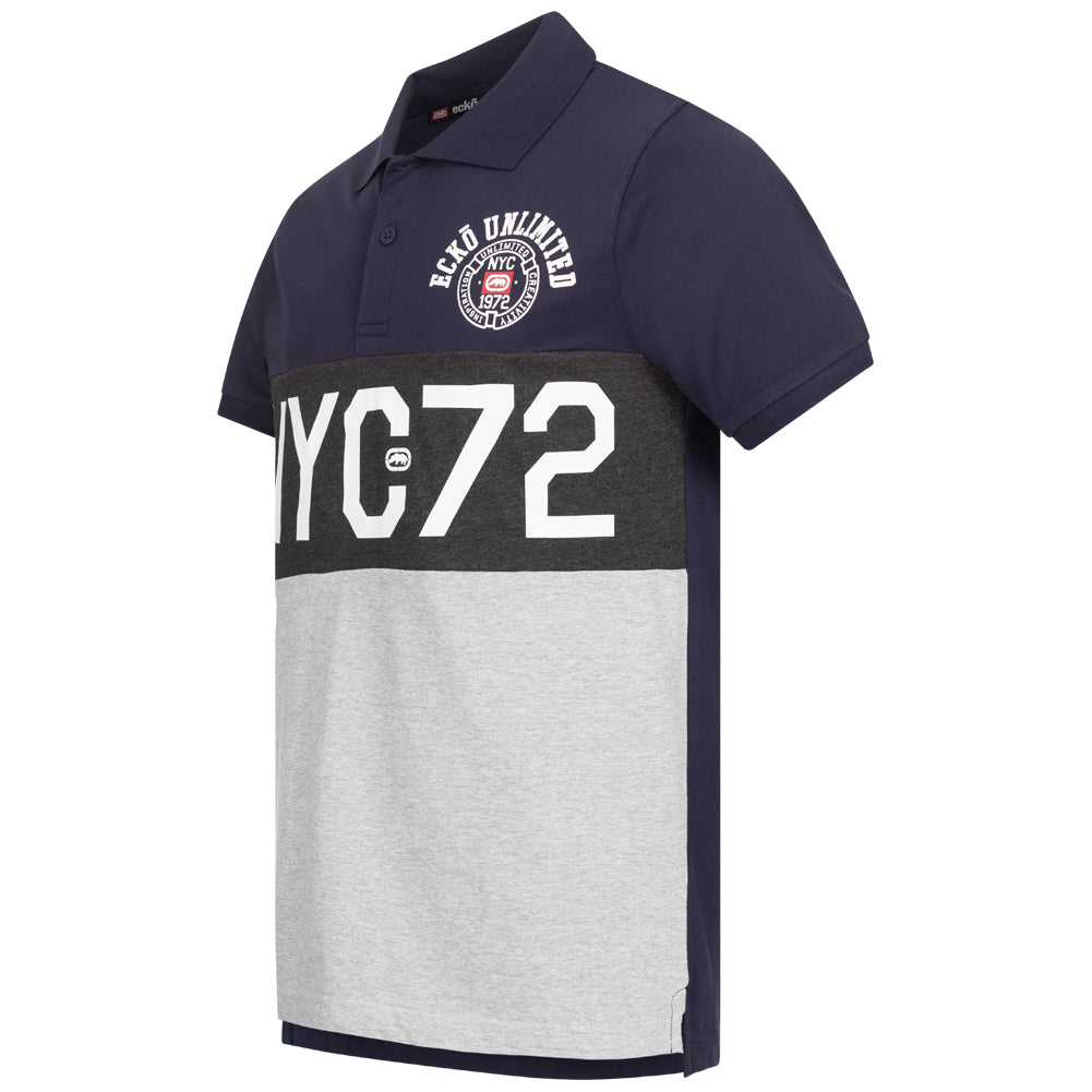 Ecko Unltd. Premium Mężczyźni Koszulka polo EFM04794-NAVY