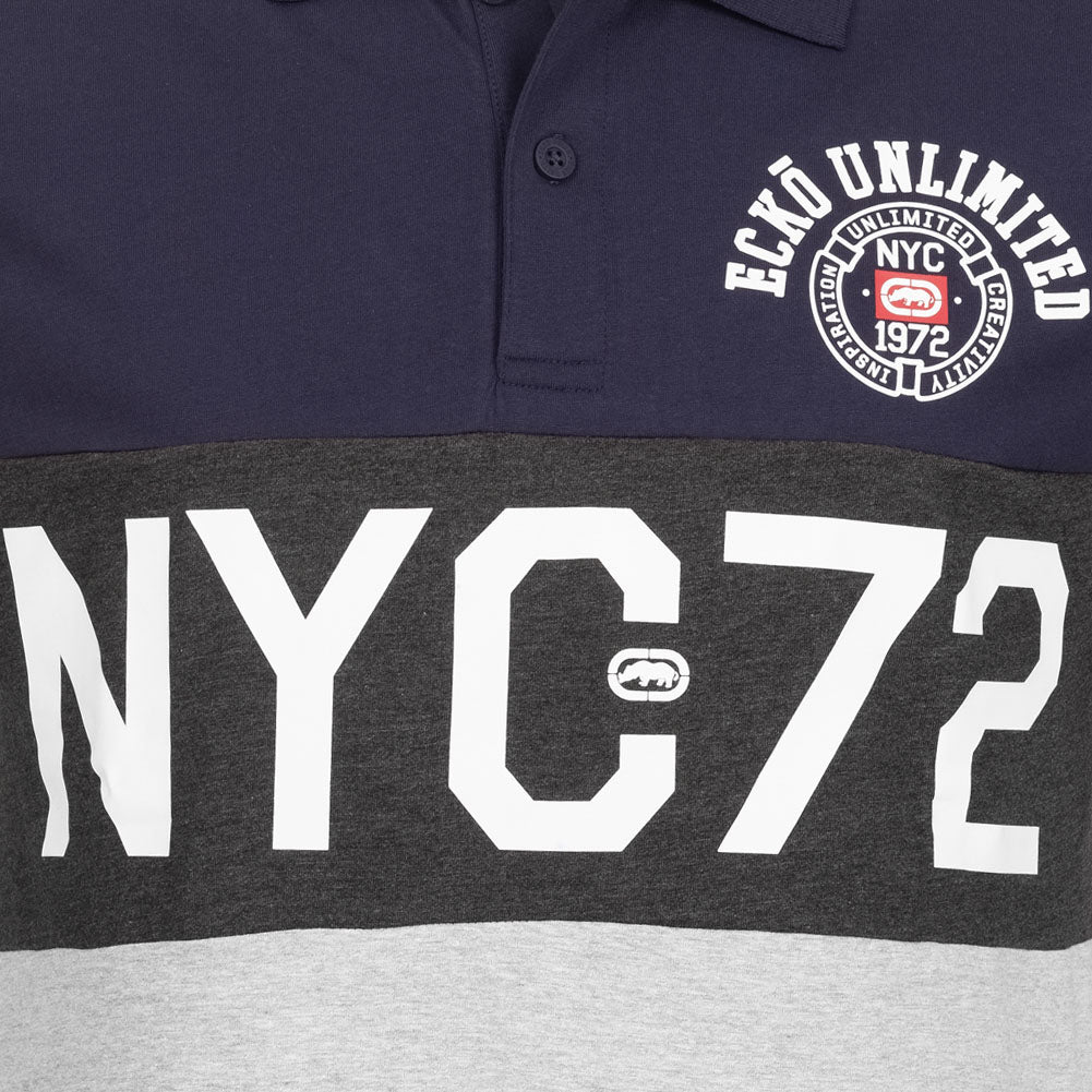 Ecko Unltd. Premium Mężczyźni Koszulka polo EFM04794-NAVY