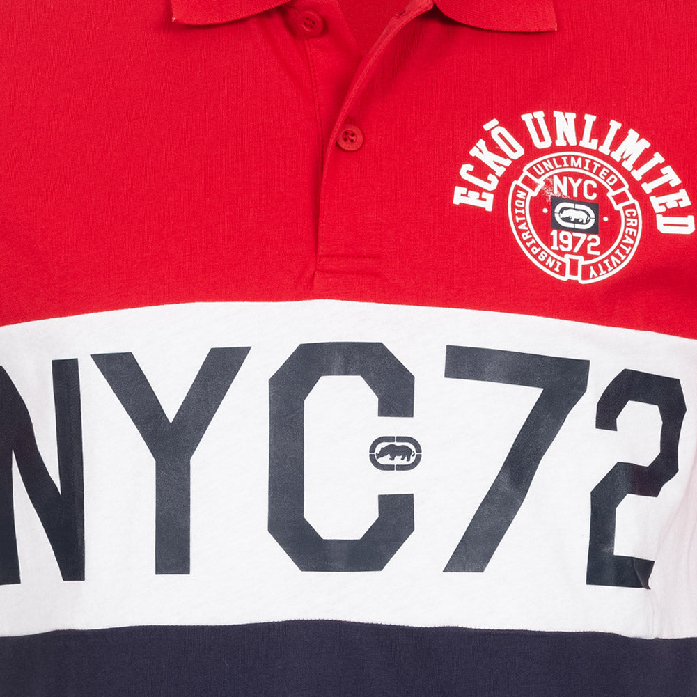 Ecko Unltd. Premium Mężczyźni Koszulka polo EFM04794-RED